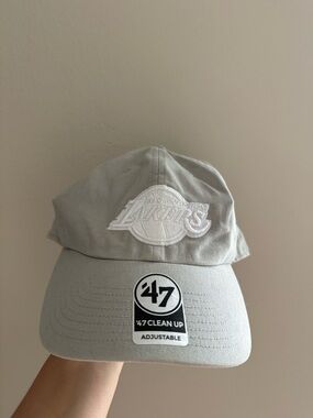 '47 Light Gray Adjustable Baseball Cap with White Tag